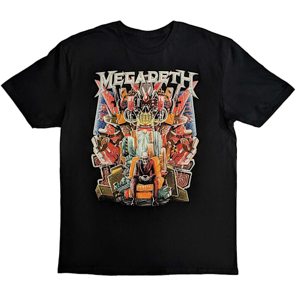 Megadeth Unisex Vuxen Budokan Bomull T-shirt S Svart Black S