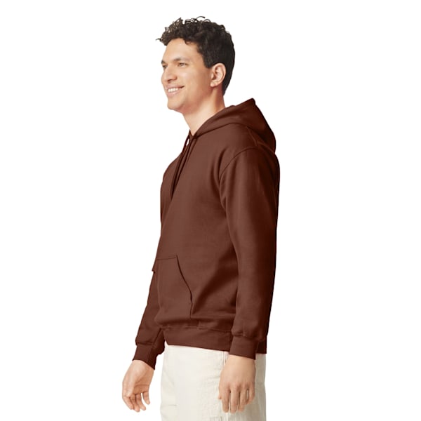 Gildan Mellantung Mjuk Hoodie Herr XL Kakao Cocoa XL