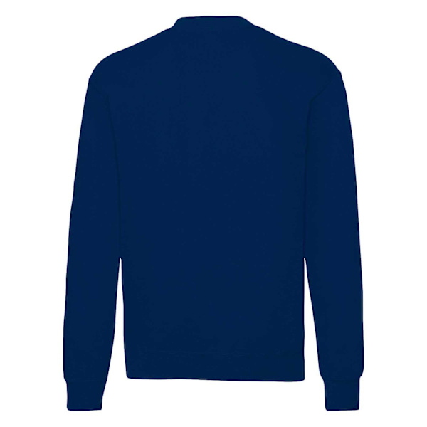Fruit of the Loom Mens Classic 80/20 Set-in Sweatshirt 4XL Marinblå Navy 4XL