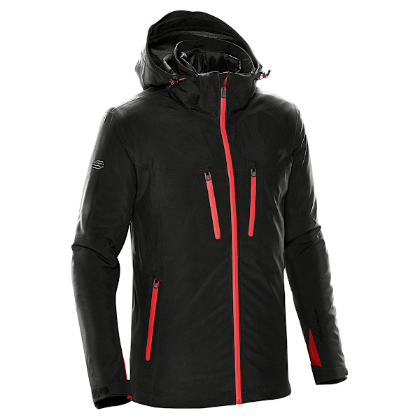 Stormtech Matrix System Jacka L Svart/Ljusröd Black/Bright Red L