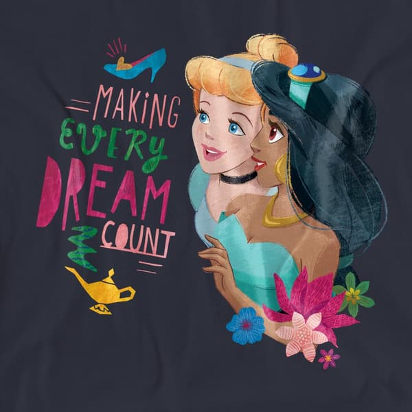 Disney Princess Dam/Dam Making Every Dream Count Cinderel Deep Navy XL