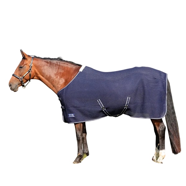 StormX Empra Standard-Neck 3D AirFlex Hästtäcke Utedäck 4´ 9 N Navy 4´ 9