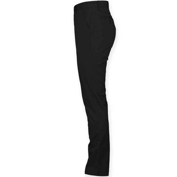 Front Row Herr Stretch Chinos 32R Svart Black 32R