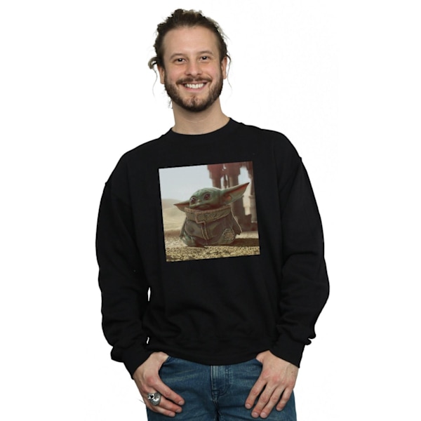 Star Wars The Mandalorian The Child Scen Sweatshirt 4XL B - Herr Black 4XL