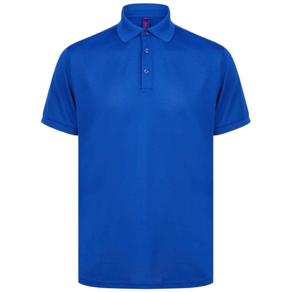 Henbury Herr Piqu Polo Shirt M Royal Blue Royal Blue M
