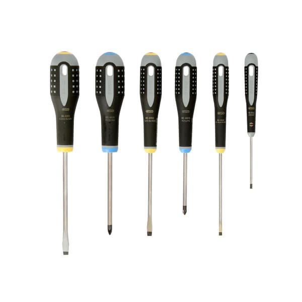 Bahco Be-9882 Ergo Skruvmejselset, 6 Delar One Size Multi Colo Multi Colour One Size
