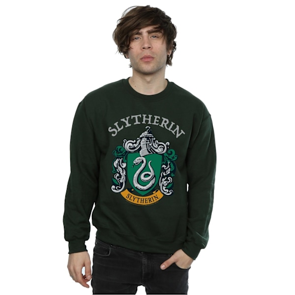 Harry Potter Herr Slytherin Crest Sweatshirt M Forest Green Forest Green M