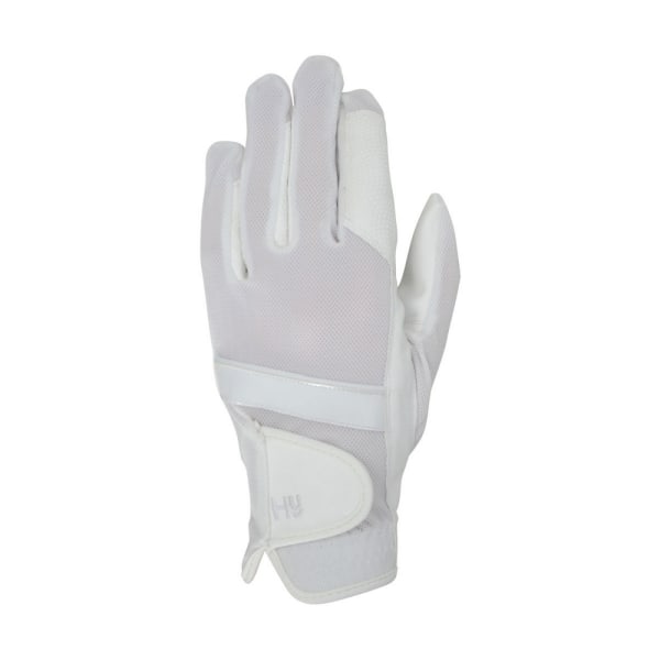 Hy5 Adults Pro Performance Riding Gloves XS White White XS