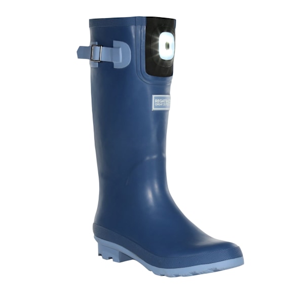 Regatta Dam/Dam Fairweather Shine LED Wellington Boots 5 Slate Blue 5 UK