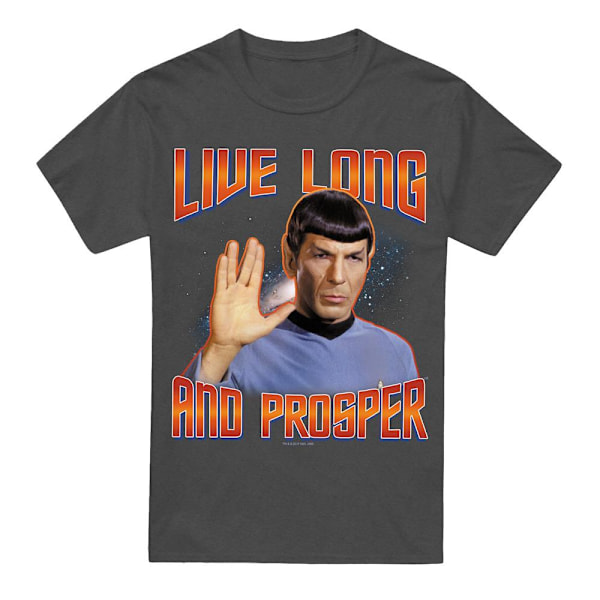 Star Trek: The Original Series Unisex Vuxen Lev Långt och Prosp Charcoal M