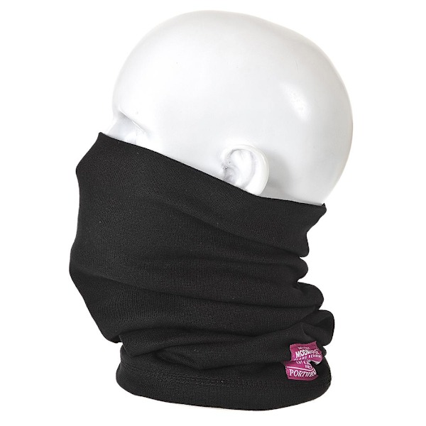 Portwest Flamskyddad Antistatisk Halsduk One Size Svart Black One Size