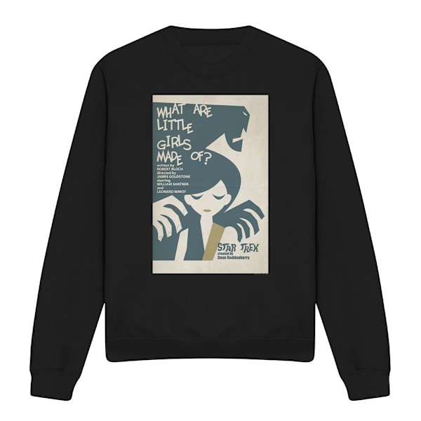 Star Trek Unisex Vuxen The Original Series Avsnitt 7 Sweatshirt Black L