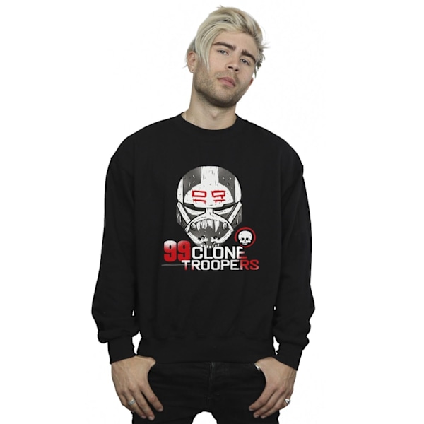 Star Wars Mens The Bad Batch 99 Clone Troopers Sweatshirt 4XL B Black 4XL