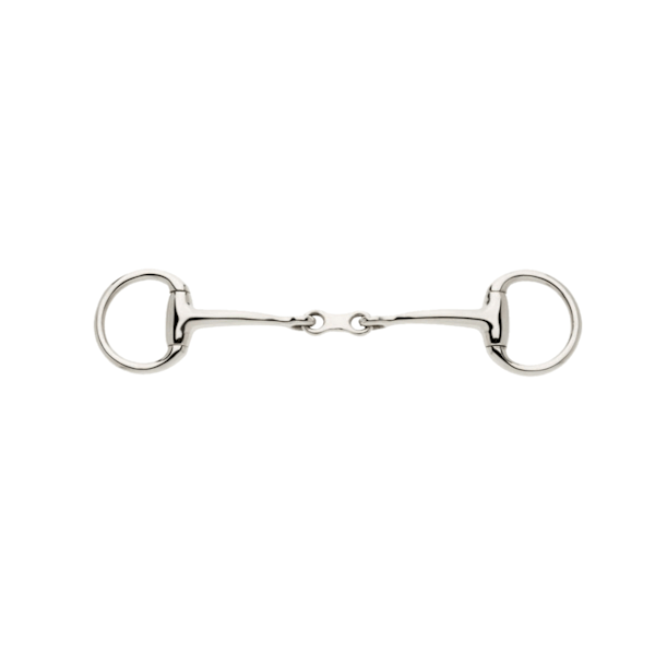 Lorina French Link Eggbutt Bradoon 4.25in Silver Silver 4.25in