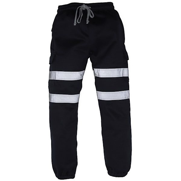 Yoko Hi Vis Reflex Arbetsbyxor Jogging XL Marinblå Navy XL