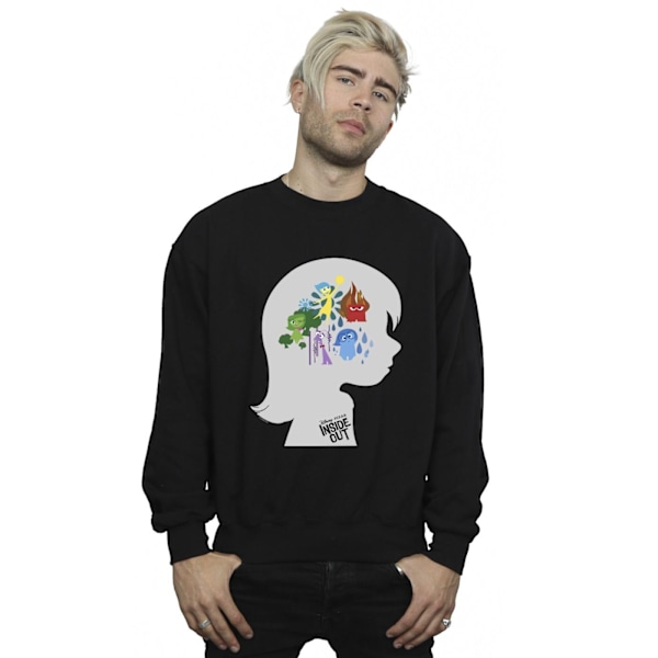 Disney Herr Inifrån Ut Huvud Silhuett Sweatshirt XXL Svart Black XXL