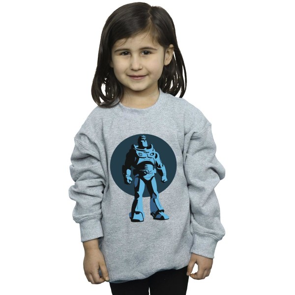 Disney Girls Lightyear Buzz Standing Circle Sweatshirt 12-13 Ye Sports Grey 12-13 Years