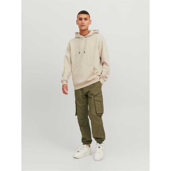 Jack And Jones Herr Enfärgade Cargobyxor S Olive Night Olive Night S