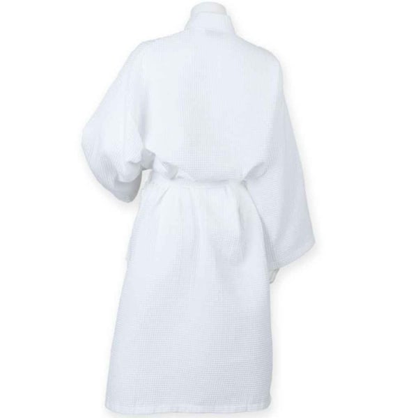 Handduk City Unisex Vuxen Våffelrock S-M Vit White S-M