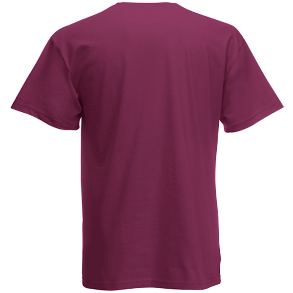 Herr T-shirt med kort ärm, avslappnad, X Large Oxblood Oxblood X Large