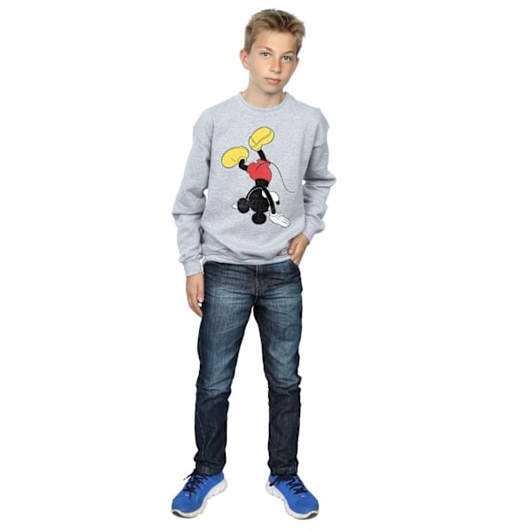 Disney Boys Mickey Mouse Upside Down Sweatshirt 9-11 år Spor Sports Grey 9-11 Years