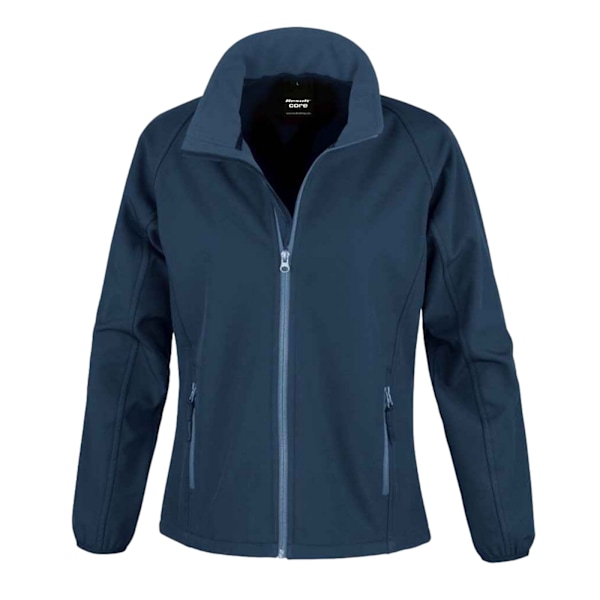 Result Dam/Dam Core Tryckbar Softshelljacka XL Marinblå Navy XL