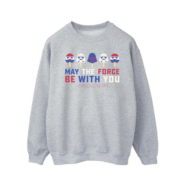 Star Wars: A New Hope Mens May The Force Ice Pops Sweatshirt XX Sports Grey XXL