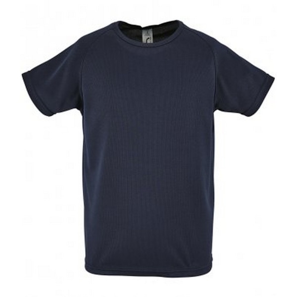 SOLS Barn/Barn Sporty Unisex Kortärmad T-shirt 6 år Fre French Navy 6yrs