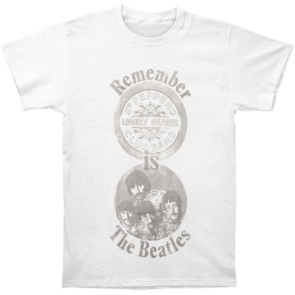 The Beatles Unisex Adult Remember T-Shirt XXL Vit White XXL