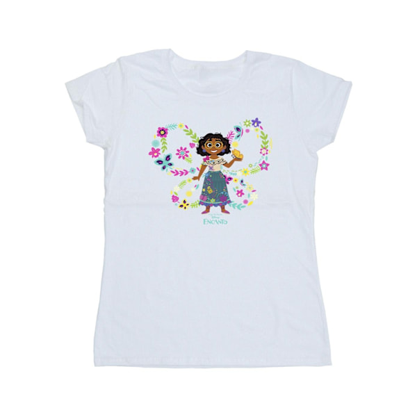 Disney Dam/Kvinnor Encanto Mirabel Fjäril Bomull T-shirt M White M