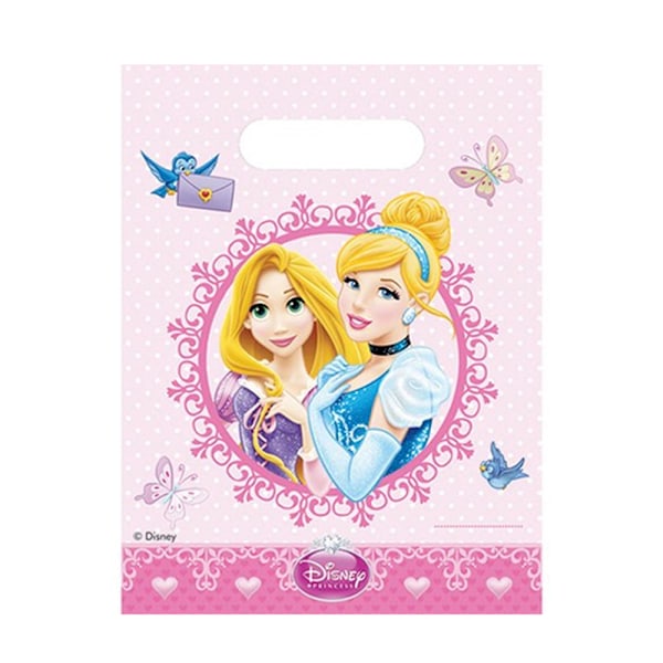 Disney Princess Glamour Party Bags (6-pack) One Size Rosa Pink One Size
