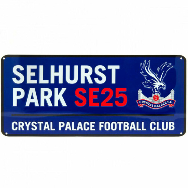 Crystal Palace FC Street Sign One Size Royal Blå/Vit/Röd Royal Blue/White/Red One Size