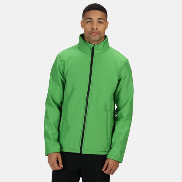 Regatta Standout Herr Ablaze Tryckbar Soft Shell Jacka 2XL Ex Extreme Green/Black 2XL