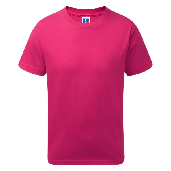 Jerzees skolkläder Barn/barn Slim Fit bomull T-shirt 7-8 Y Fuchsia 7-8 Years
