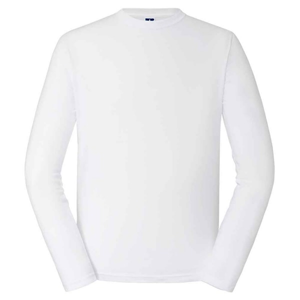 Russell Unisex Klassisk Långärmad T-shirt XXL Vit White XXL