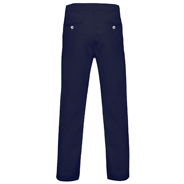 Asquith & Fox Herr Classic Casual Chinos/Byxor MT Marinblå Navy MT