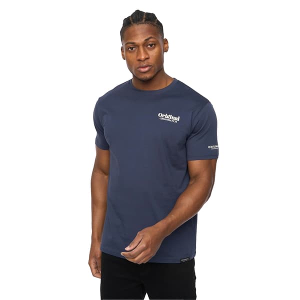 Crosshatch Herr Simtanks T-shirt S Marinblå Navy S