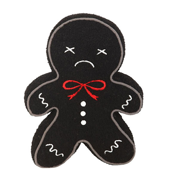 Something Different Bouclé Pepparkaksgubbe Kudde One Size Bla Black One Size