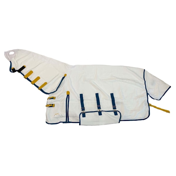 Shires Highlander Plus Eksemtäcke Häst Combo 72in Vit White 72in