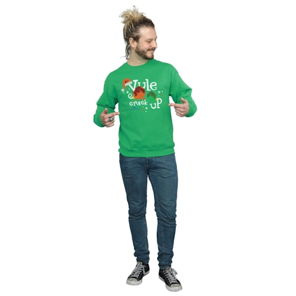 National Lampoon's Christmas Vacation Herr Yule Crack Up Sweatshirt Irish Green S