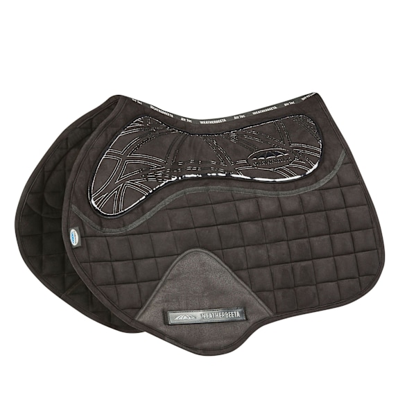 Weatherbeeta Ultra Grip Jump Shaped Horse Saddlepad One Size Bl Black One Size