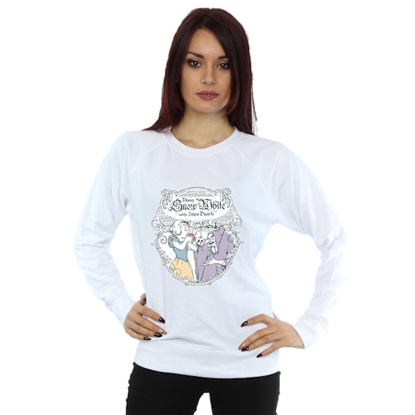 Disney Princess Dam/Damer Snövit Äpple Bite Sweatshirt White L