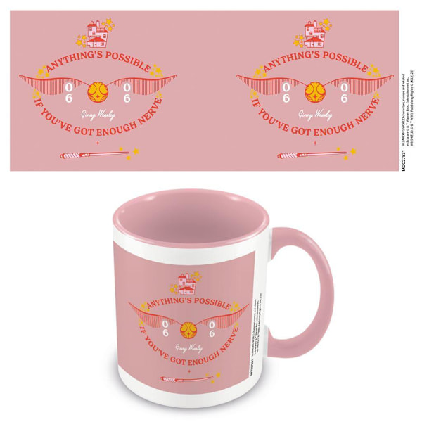 Harry Potter Anything Is Possible Mug One Size Vit/Rosa/Röd White/Pink/Red One Size