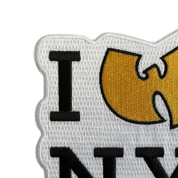 Wu-Tang Clan NYC Vävt märke One Size Vit White One Size