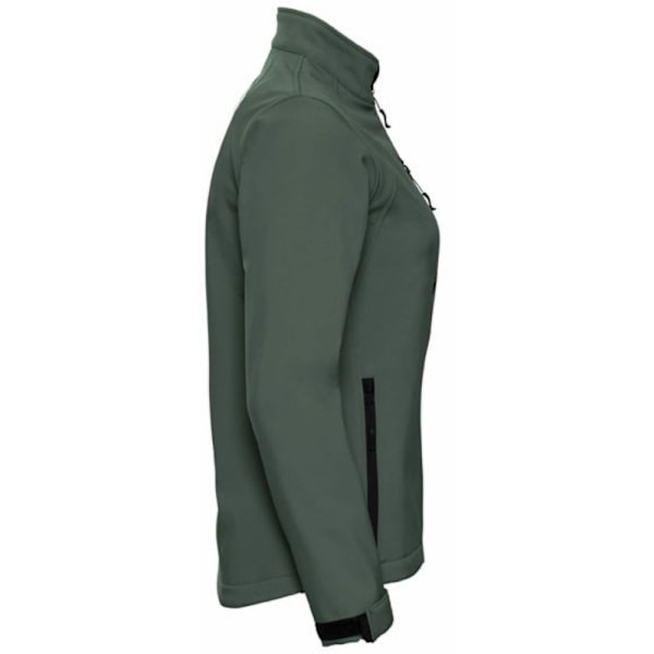 Jerzees Colours Dam Vattenavvisande & Vindtät Soft Shell J Bottle Green L