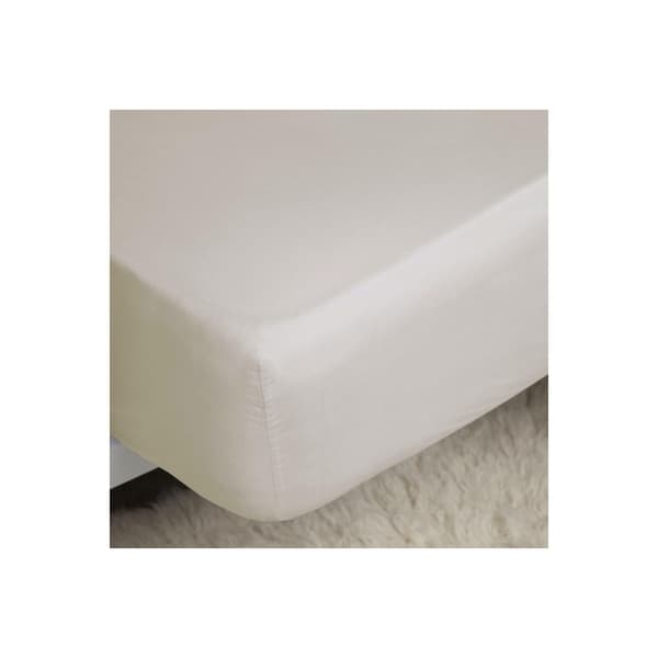 Belledorm 200 trådar egyptisk bomullslakan smal Ivory Narrow Double