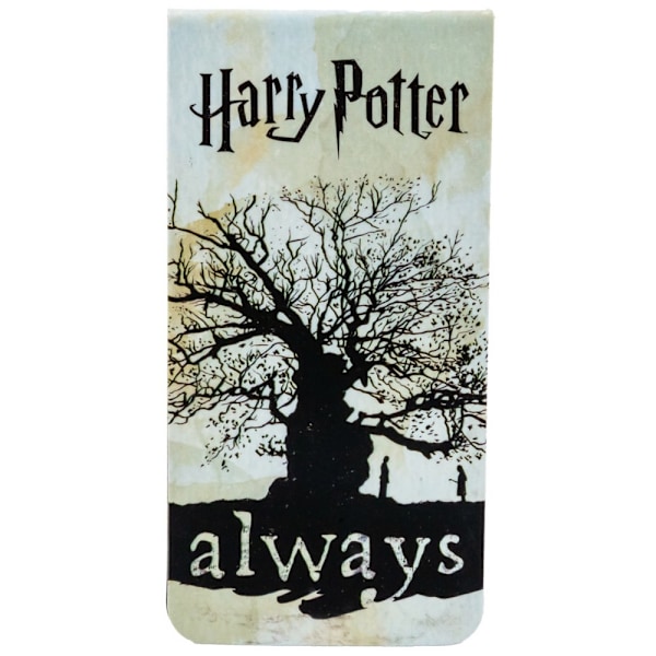 Harry Potter Always Magnetisk Bokmärke One Size Vit/Svart White/Black One Size