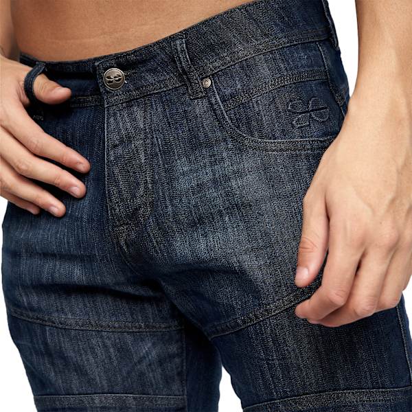 Crosshatch Winston MVE Denim Shorts 30R Mörk Tvätt Dark Wash 30R