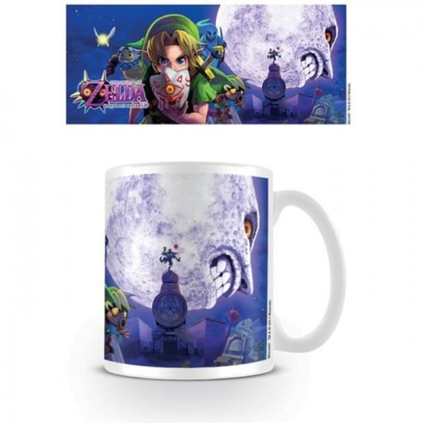 The Legend of Zelda Majora´s Mask Moon Mug One Size Vit/Blå/ White/Blue/Green One Size