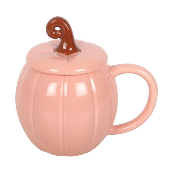 Something Different Pumpa Mugg med Lock En Storlek Rosa Pink One Size